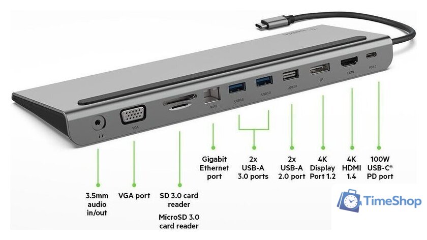 Док-станция Belkin INC004btSGY (серый) - Изображение №3 — Интернет-магазин Time-Shop