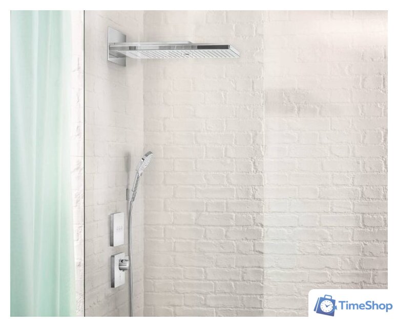 Шланговое подключение Hansgrohe FixFit Square 26455000 (хром) - Изображение №2 — Интернет-магазин Time-Shop