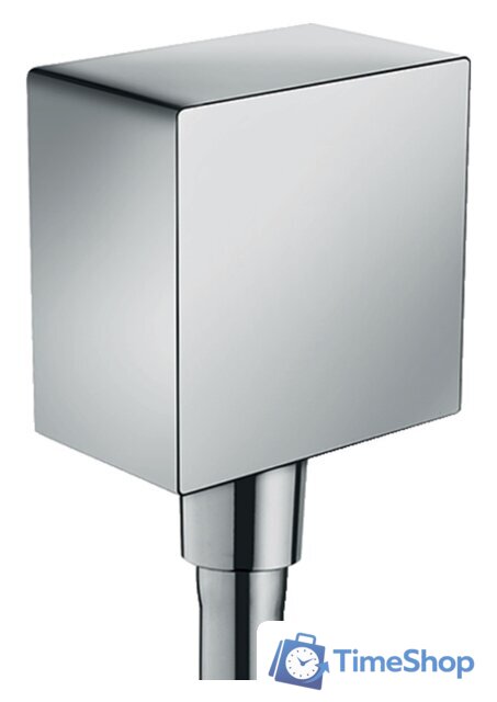 Шланговое подключение Hansgrohe FixFit Square 26455000 (хром) - Изображение №1 — Интернет-магазин Time-Shop