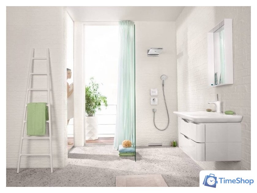 Шланговое подключение Hansgrohe FixFit Square 26455000 (хром) - Изображение №5 — Интернет-магазин Time-Shop