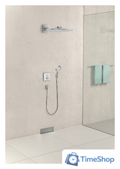 Шланговое подключение Hansgrohe FixFit Square 26455000 (хром) - Изображение №3 — Интернет-магазин Time-Shop