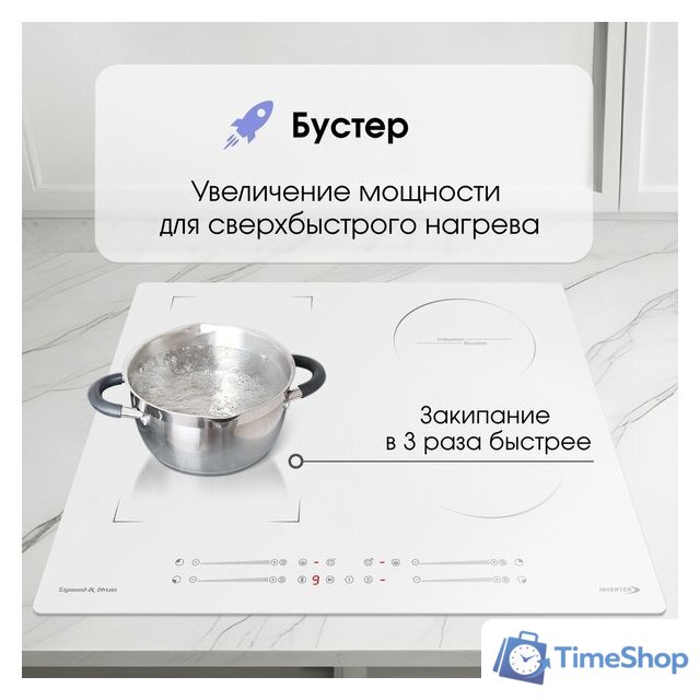 Варочная панель Zigmund & Shtain CI 49.6 W - Изображение №4 — Интернет-магазин Time-Shop