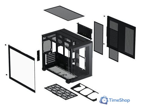 Корпус XASTRA QR500M 6ARGB-FM-C10-UC (черный) - Изображение №10 — Интернет-магазин Time-Shop