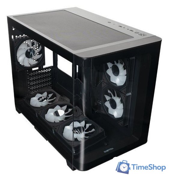 Корпус XASTRA QR500M 6ARGB-FM-C10-UC (черный) - Изображение №5 — Интернет-магазин Time-Shop