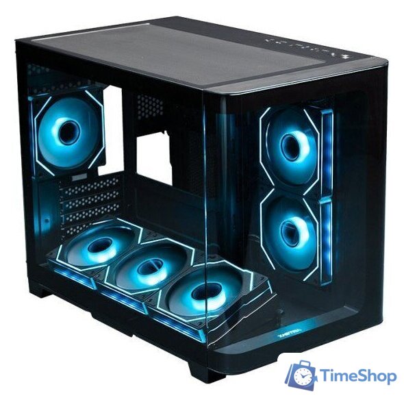 Корпус XASTRA QR500M 6ARGB-FM-C10-UC (черный) - Изображение №4 — Интернет-магазин Time-Shop