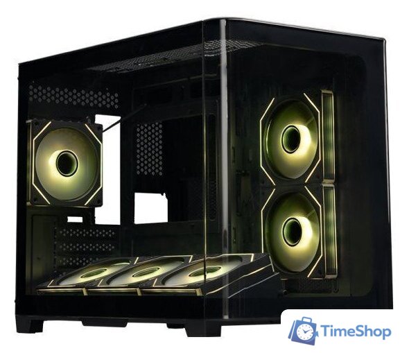Корпус XASTRA QR500M 6ARGB-FM-C10-UC (черный) - Изображение №2 — Интернет-магазин Time-Shop