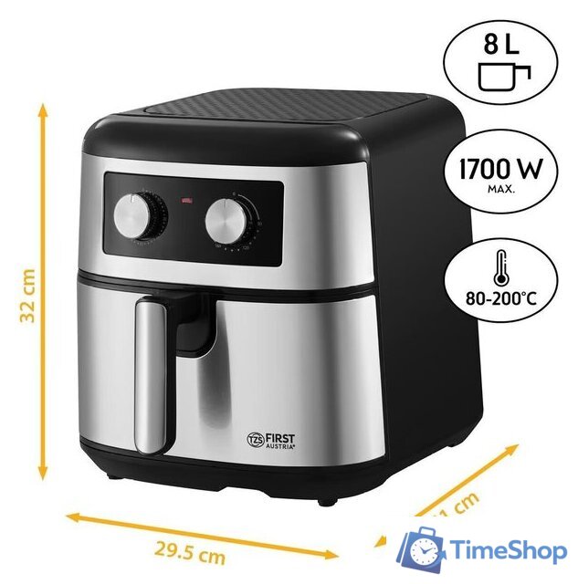 Аэрогриль (аэрофритюрница) First 5053-7 - Изображение №2 — Интернет-магазин Time-Shop