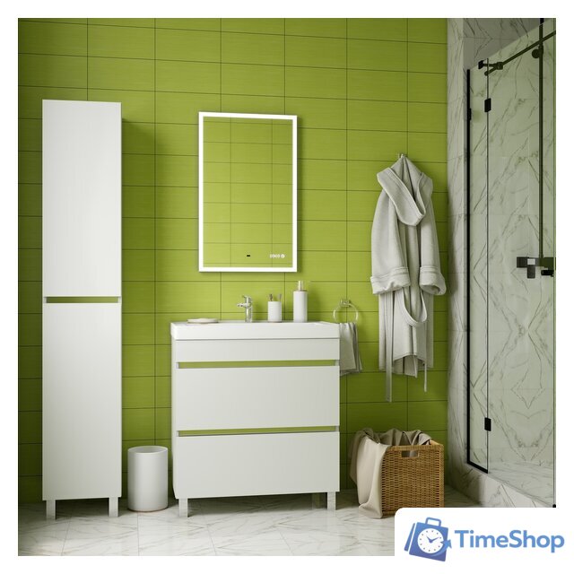  Briz Зеркало Элен классик 50*80 с подсветкой и часами - Изображение №3 — Интернет-магазин Time-Shop