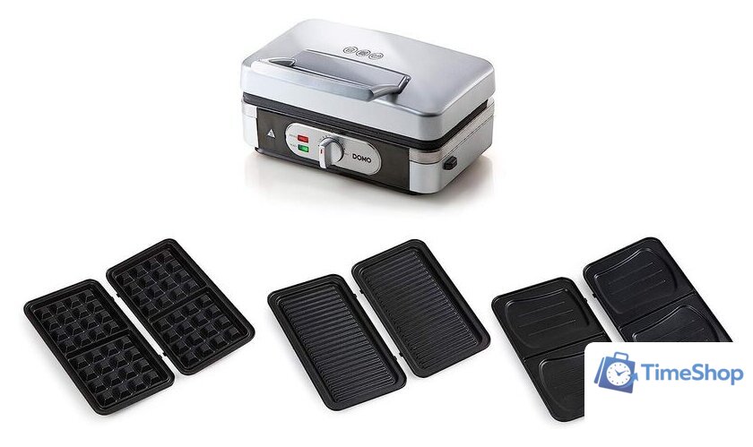 Многофункциональная сэндвичница Domo DO9136C - Изображение №5 — Интернет-магазин Time-Shop