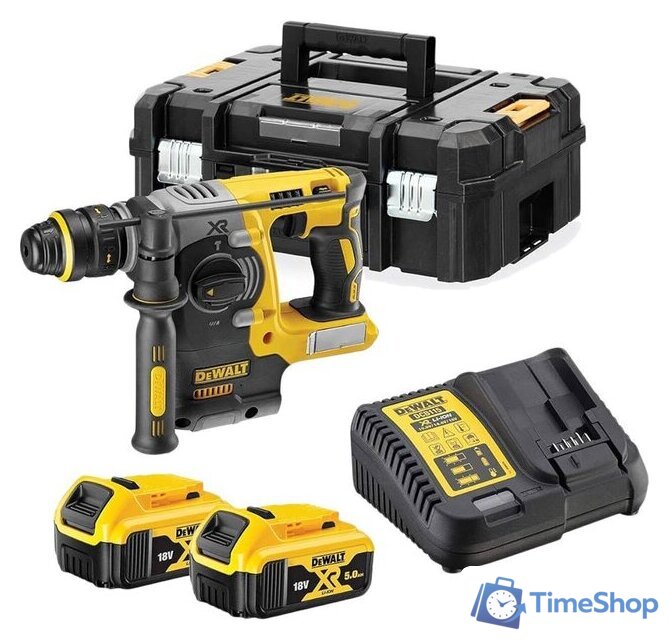 Перфоратор DeWalt DCH274P2T (с 2-мя АКБ 5 Ач, кейс TSTAK) - Изображение №1 — Интернет-магазин Time-Shop