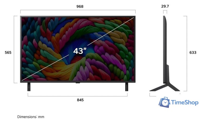 Телевизор LG Nanocell AI NANO90 43NANO90A6B - Изображение №4 — Интернет-магазин Time-Shop