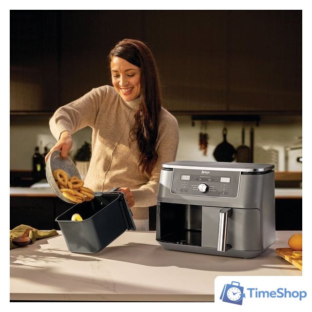 Аэрогриль (аэрофритюрница) Ninja MAX 6-in-1 Dual Zone DZ400EU - Изображение №4 — Интернет-магазин Time-Shop