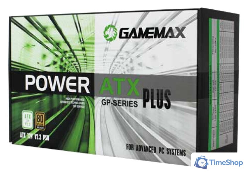 Блок питания GameMax GP-550 (черный) - Изображение №5 — Интернет-магазин Time-Shop