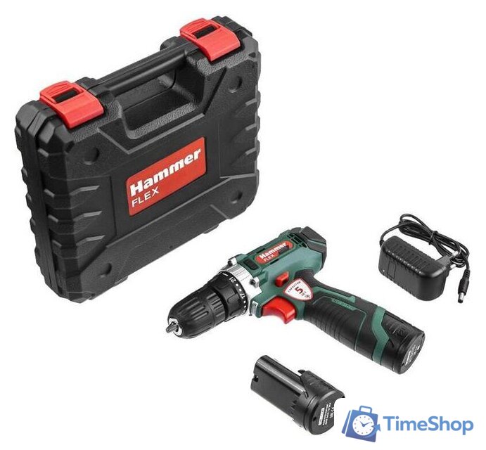 Дрель-шуруповерт Hammer ACD12/2CS (с 2-мя АКБ, кейс) - Изображение №1 — Интернет-магазин Time-Shop