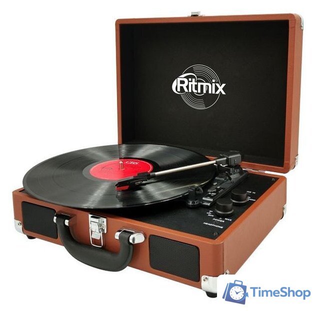 Виниловый проигрыватель Ritmix LP-160B (коричневый) - Изображение №2 — Интернет-магазин Time-Shop