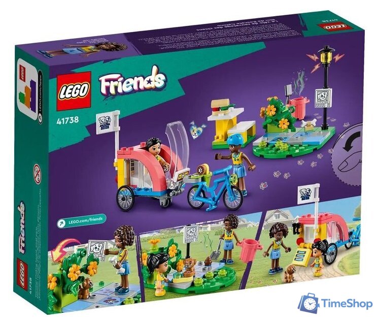 Конструктор LEGO Friends 41738 Спасательный велосипед для собак - Изображение №2 — Интернет-магазин Time-Shop