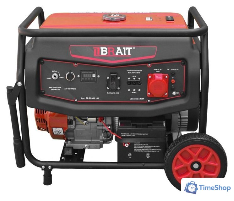 Бензиновый генератор Brait BR9500VE - Изображение №2 — Интернет-магазин Time-Shop