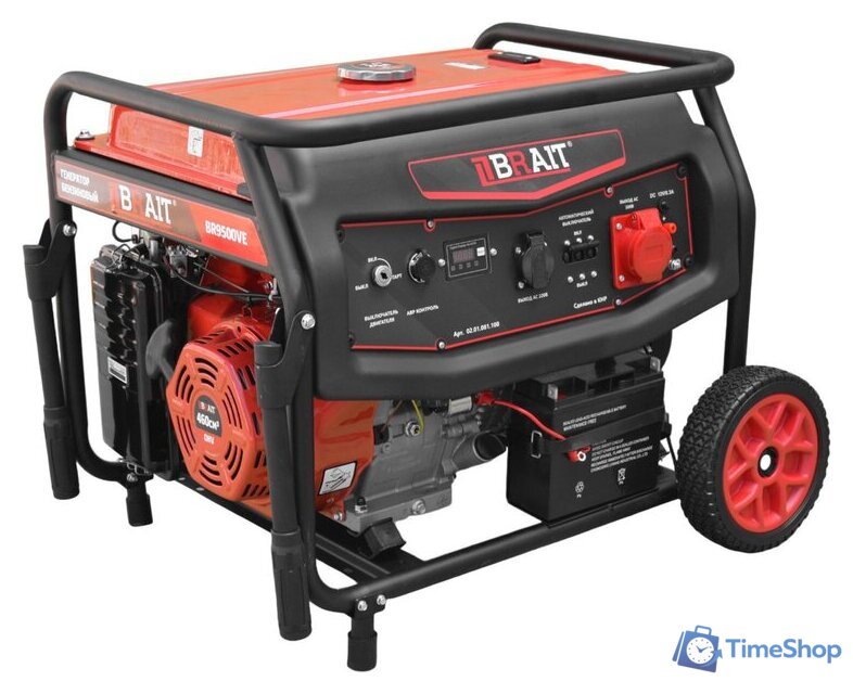 Бензиновый генератор Brait BR9500VE - Изображение №1 — Интернет-магазин Time-Shop