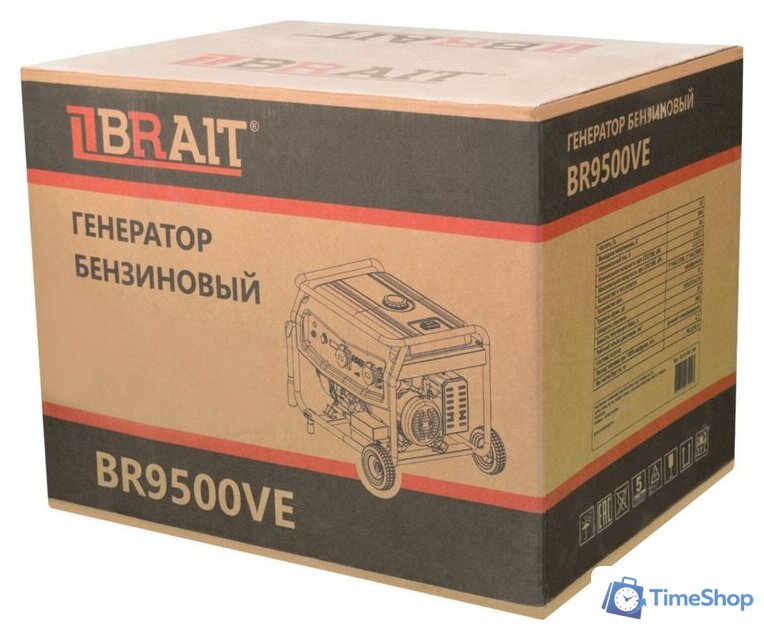 Бензиновый генератор Brait BR9500VE - Изображение №8 — Интернет-магазин Time-Shop