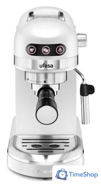 Рожковая кофеварка Ufesa Palermo White - Изображение №1 — Интернет-магазин Time-Shop
