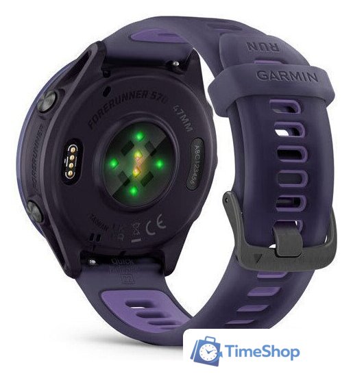 Умные часы Garmin Forerunner 570 47 мм (фиолетовый) - Изображение №7 — Интернет-магазин Time-Shop