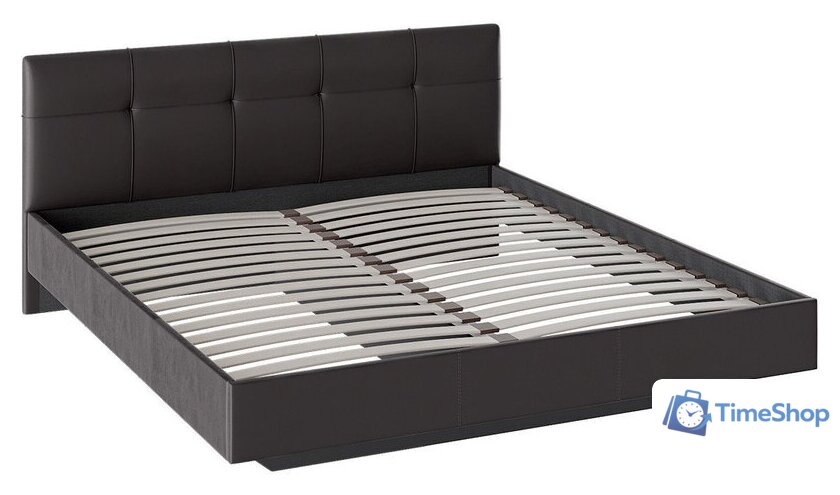 Кровать Трия Элис тип 1 с мягкой обивкой 180x200 (темный) - Изображение №1 — Интернет-магазин Time-Shop