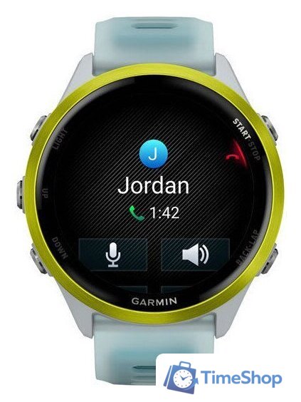 Умные часы Garmin Forerunner 570 47 мм (серебристый/желтый) - Изображение №4 — Интернет-магазин Time-Shop