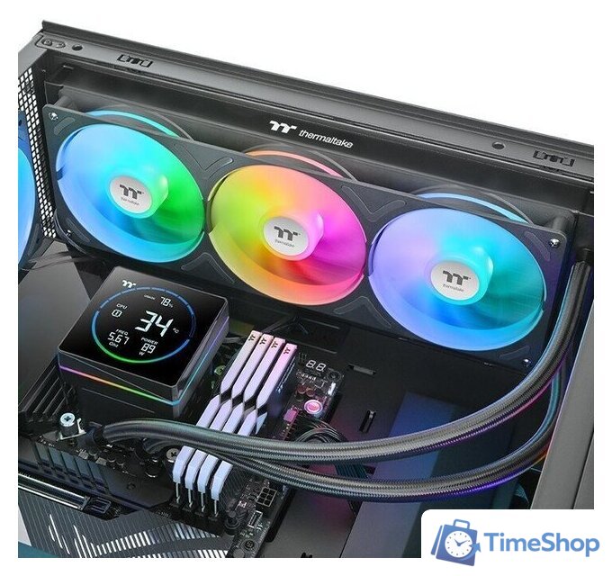 Система жидкостного охлаждения для процессора Thermaltake TH360-S V3 ARGB Sync CL-W470-PL12SW-A - Изображение №5 — Интернет-магазин Time-Shop