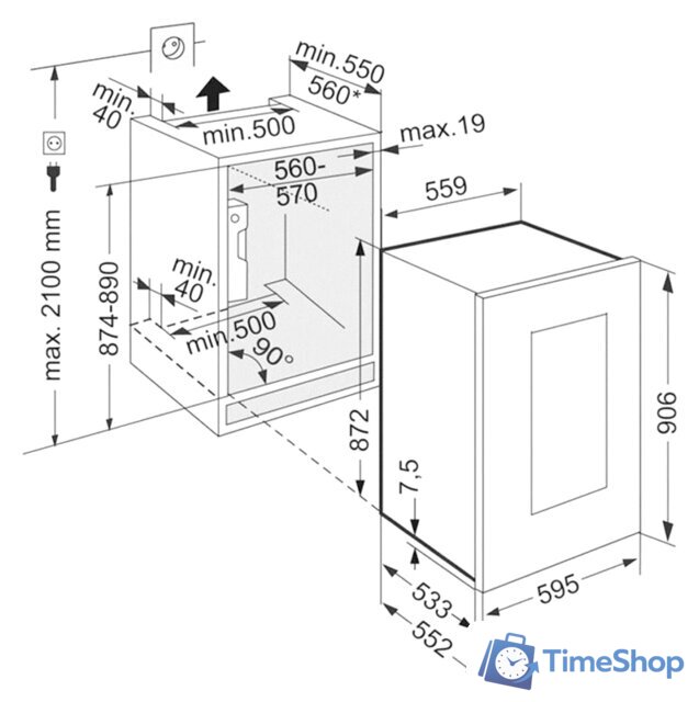 Винный шкаф Liebherr EWTgb 1683 Vinidor 1683-21001 - Изображение №6 — Интернет-магазин Time-Shop