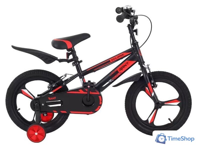 Детский велосипед Rant Eclipse 16 (черный/красный) - Изображение №1 — Интернет-магазин Time-Shop