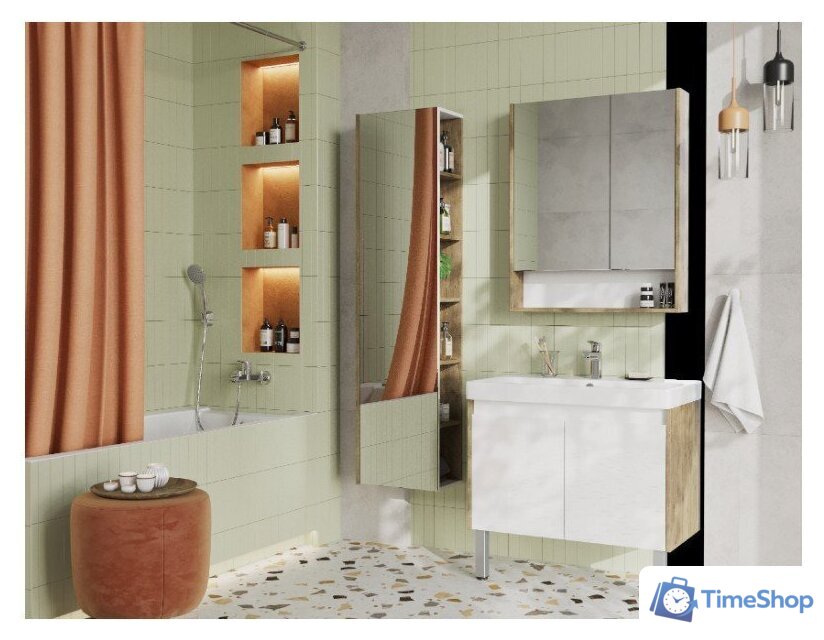  Акватон Тумба под умывальник Сканди Doors 80 1A282901SDZ90 - Изображение №4 — Интернет-магазин Time-Shop