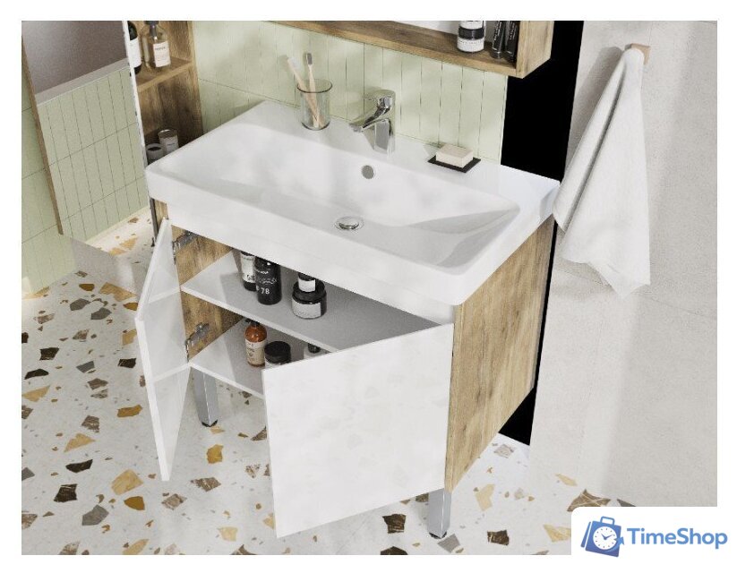  Акватон Тумба под умывальник Сканди Doors 80 1A282901SDZ90 - Изображение №5 — Интернет-магазин Time-Shop