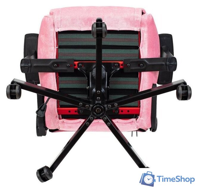 Игровое (геймерское) кресло Knight N1 Fabric Velvet 36 (розовый) - Изображение №12 — Интернет-магазин Time-Shop