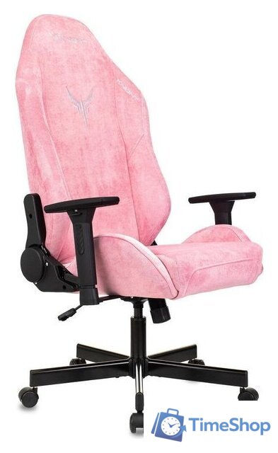 Игровое (геймерское) кресло Knight N1 Fabric Velvet 36 (розовый) - Изображение №13 — Интернет-магазин Time-Shop