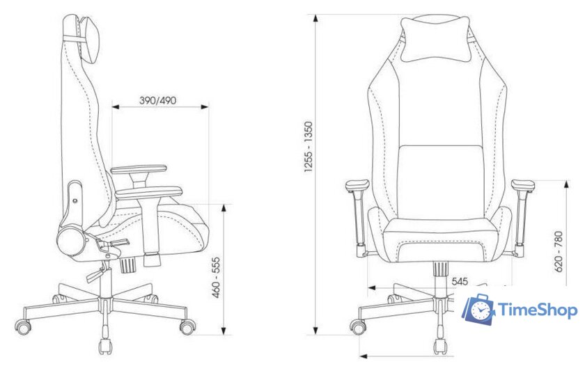 Игровое (геймерское) кресло Knight N1 Fabric Velvet 36 (розовый) - Изображение №19 — Интернет-магазин Time-Shop