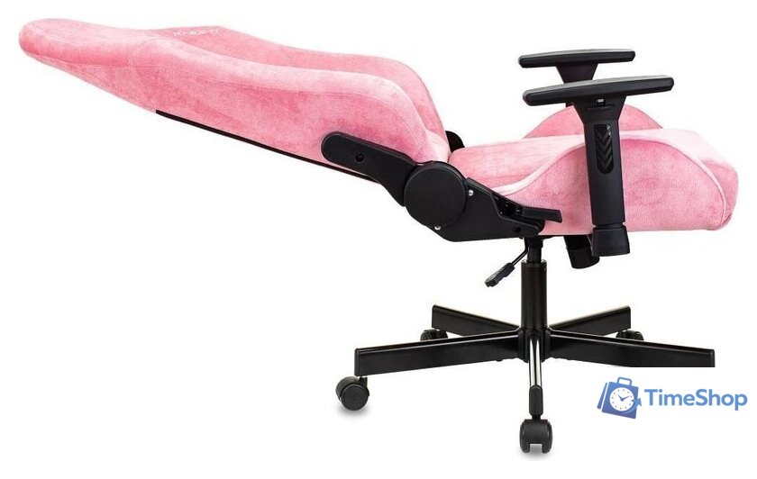 Игровое (геймерское) кресло Knight N1 Fabric Velvet 36 (розовый) - Изображение №16 — Интернет-магазин Time-Shop