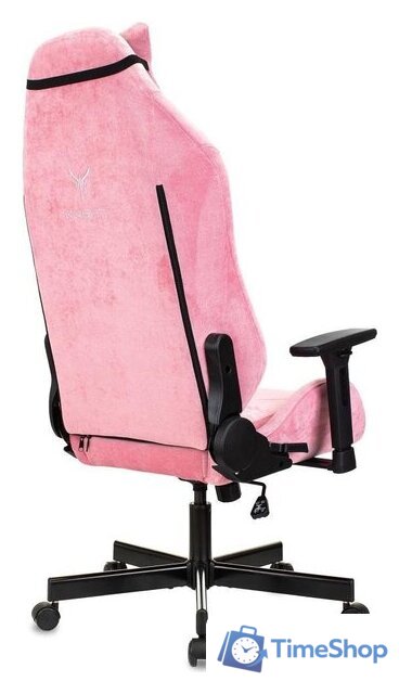 Игровое (геймерское) кресло Knight N1 Fabric Velvet 36 (розовый) - Изображение №5 — Интернет-магазин Time-Shop