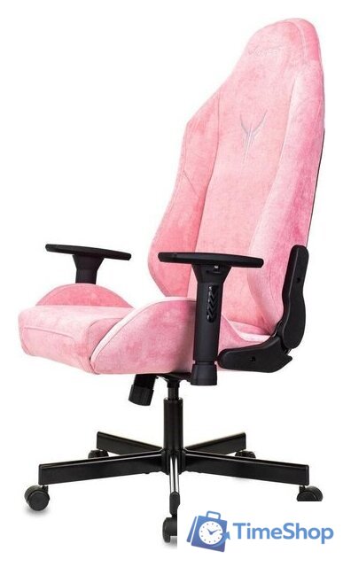 Игровое (геймерское) кресло Knight N1 Fabric Velvet 36 (розовый) - Изображение №15 — Интернет-магазин Time-Shop