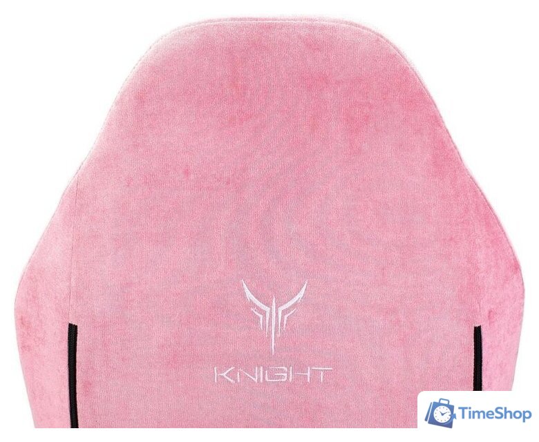 Игровое (геймерское) кресло Knight N1 Fabric Velvet 36 (розовый) - Изображение №8 — Интернет-магазин Time-Shop