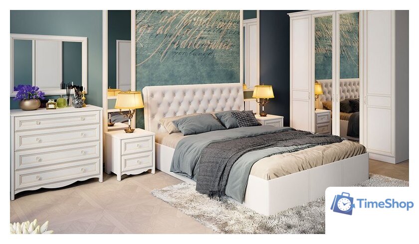 Кровать Трия Скарлет 160x200 (велюр графит) - Изображение №4 — Интернет-магазин Time-Shop