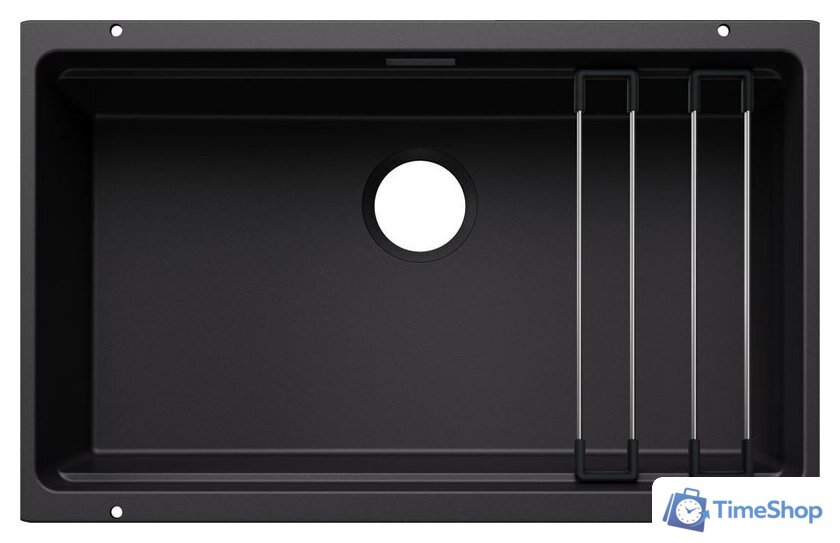 Кухонная мойка Blanco Etagon 700-U Coloured Components 527762 (черный) - Изображение №1 — Интернет-магазин Time-Shop
