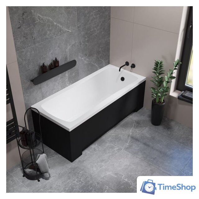 Ванна Lauter Bianca 160 21207160 (с каркасом и сифоном 21Y11022 белый) - Изображение №20 — Интернет-магазин Time-Shop