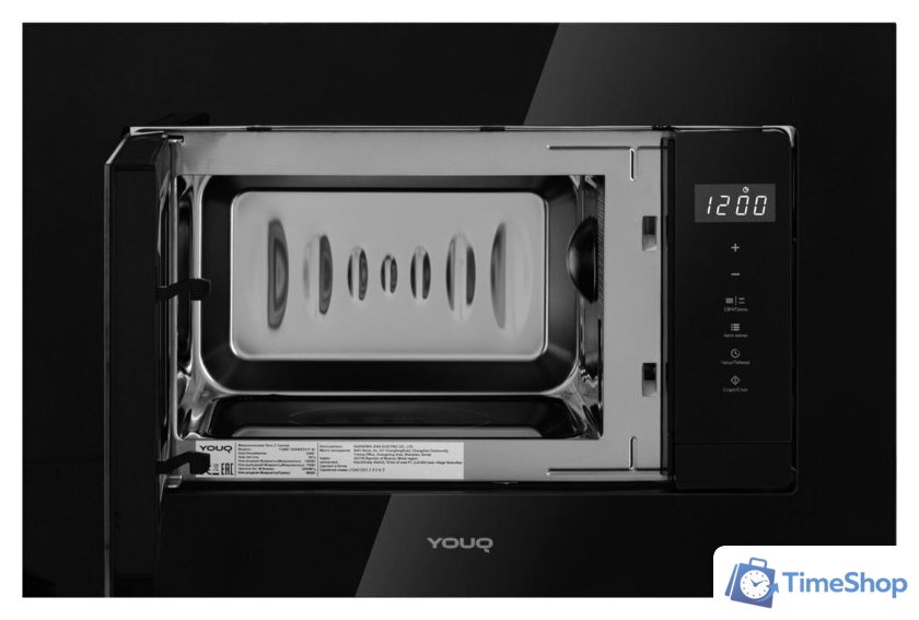 Микроволновая печь YOUQ YQMB 72009EEPO1F BL - Изображение №2 — Интернет-магазин Time-Shop