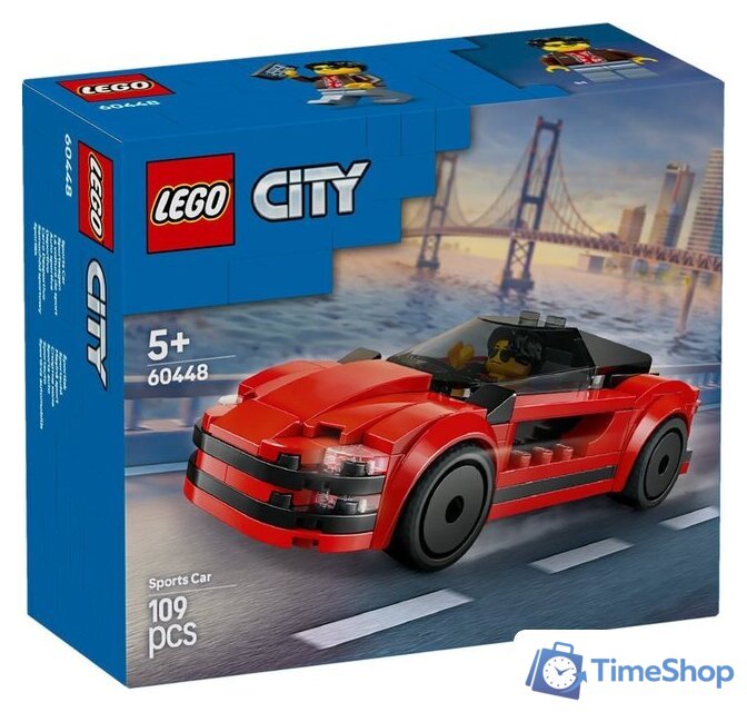 Конструктор LEGO City 60448 Красный спортивный автомобиль - Изображение №1 — Интернет-магазин Time-Shop