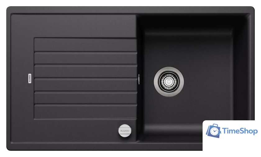 Кухонная мойка Blanco Zia 5 S 526015 (черный, клапан-автомат) - Изображение №1 — Интернет-магазин Time-Shop