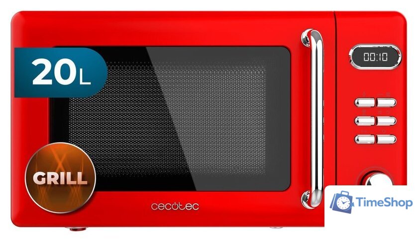 Микроволновая печь Cecotec ProClean 5110 Retro Red - Изображение №1 — Интернет-магазин Time-Shop