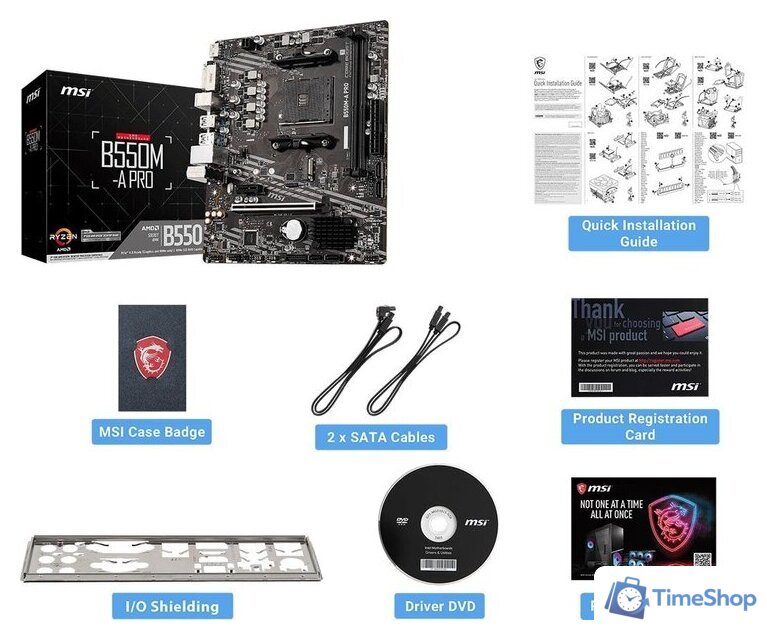 Материнская плата MSI B550M-A Pro - Изображение №6 — Интернет-магазин Time-Shop