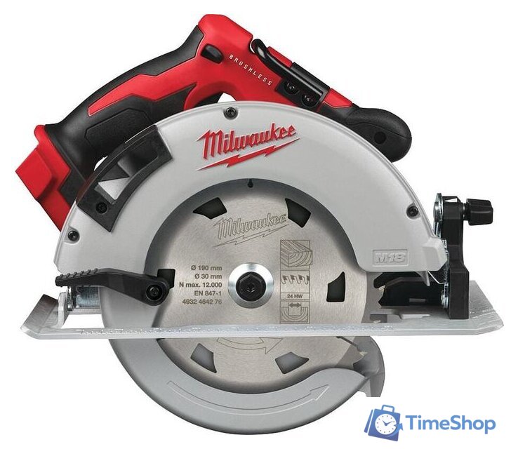 Дисковая (циркулярная) пила Milwaukee M18 BLCS66-0X (без АКБ) - Изображение №1 — Интернет-магазин Time-Shop