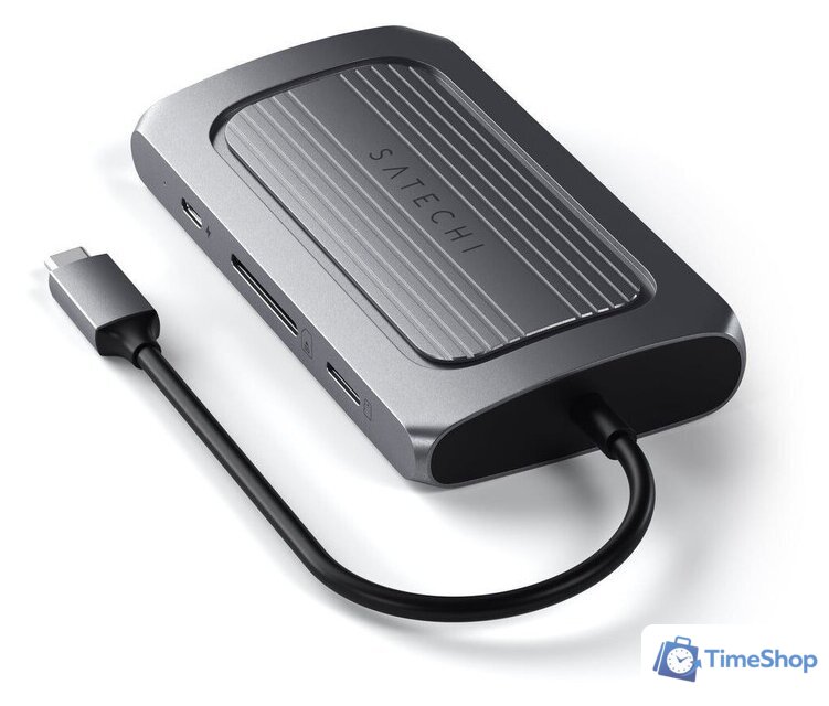 Док-станция Satechi USB 4 Multiport Adapter With 8K HDMI ST-U4MA3M - Изображение №3 — Интернет-магазин Time-Shop