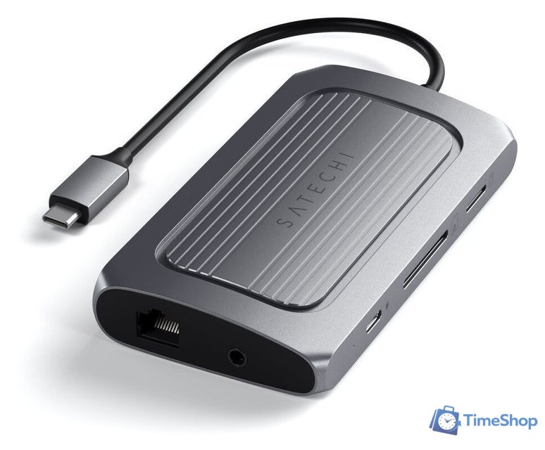 Док-станция Satechi USB 4 Multiport Adapter With 8K HDMI ST-U4MA3M - Изображение №2 — Интернет-магазин Time-Shop